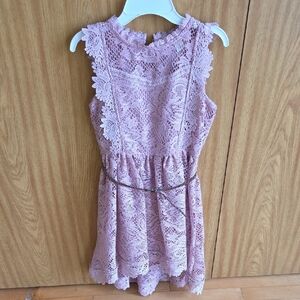 Knitworks Pink Lace Dress